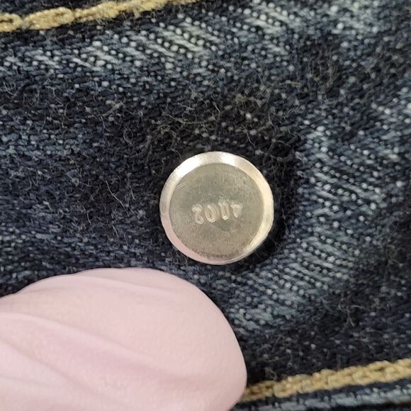 LEVIS 514 Jeans 30x29 (32x30) Faded All-Over Blue - Picture 13 of 16